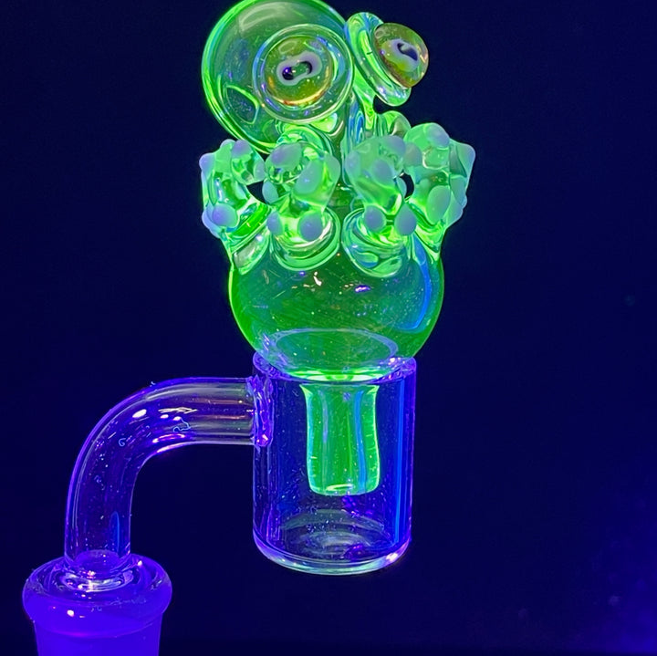 UV Octo Bubble Cap-Clear  Tako Glass   