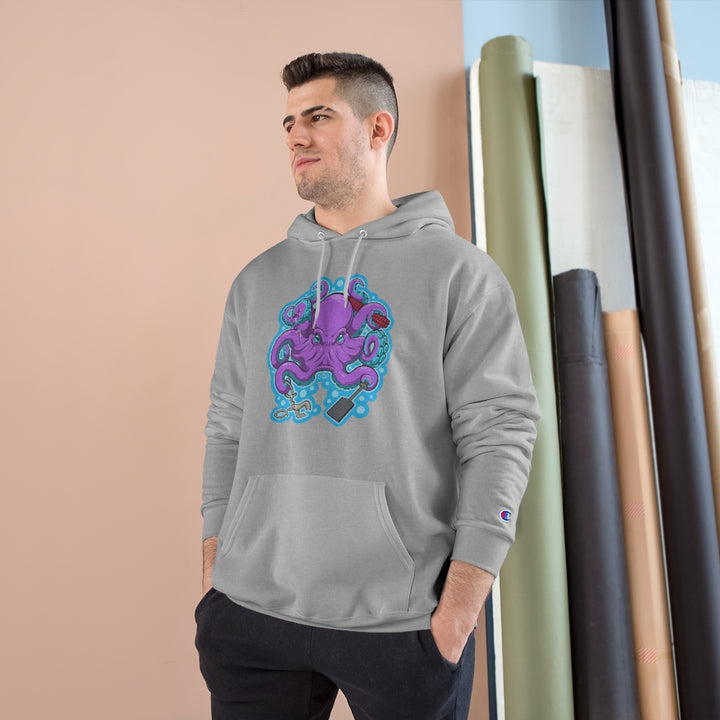 Tako Champion Hoodie Apparel Printify   