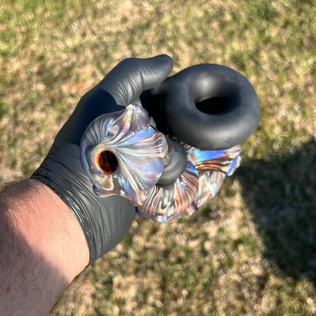 Wood Grain Sherlock Pipe Glass Pipe Neemo Glassworks   
