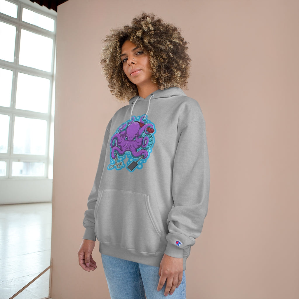 Tako Champion Hoodie Apparel Printify   