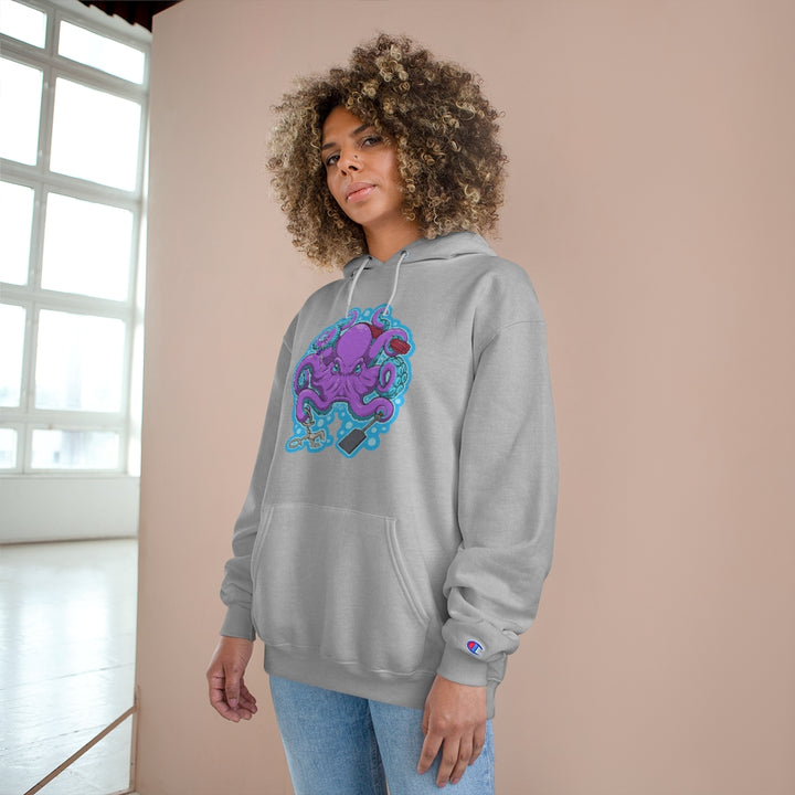 Tako Champion Hoodie Apparel Printify   