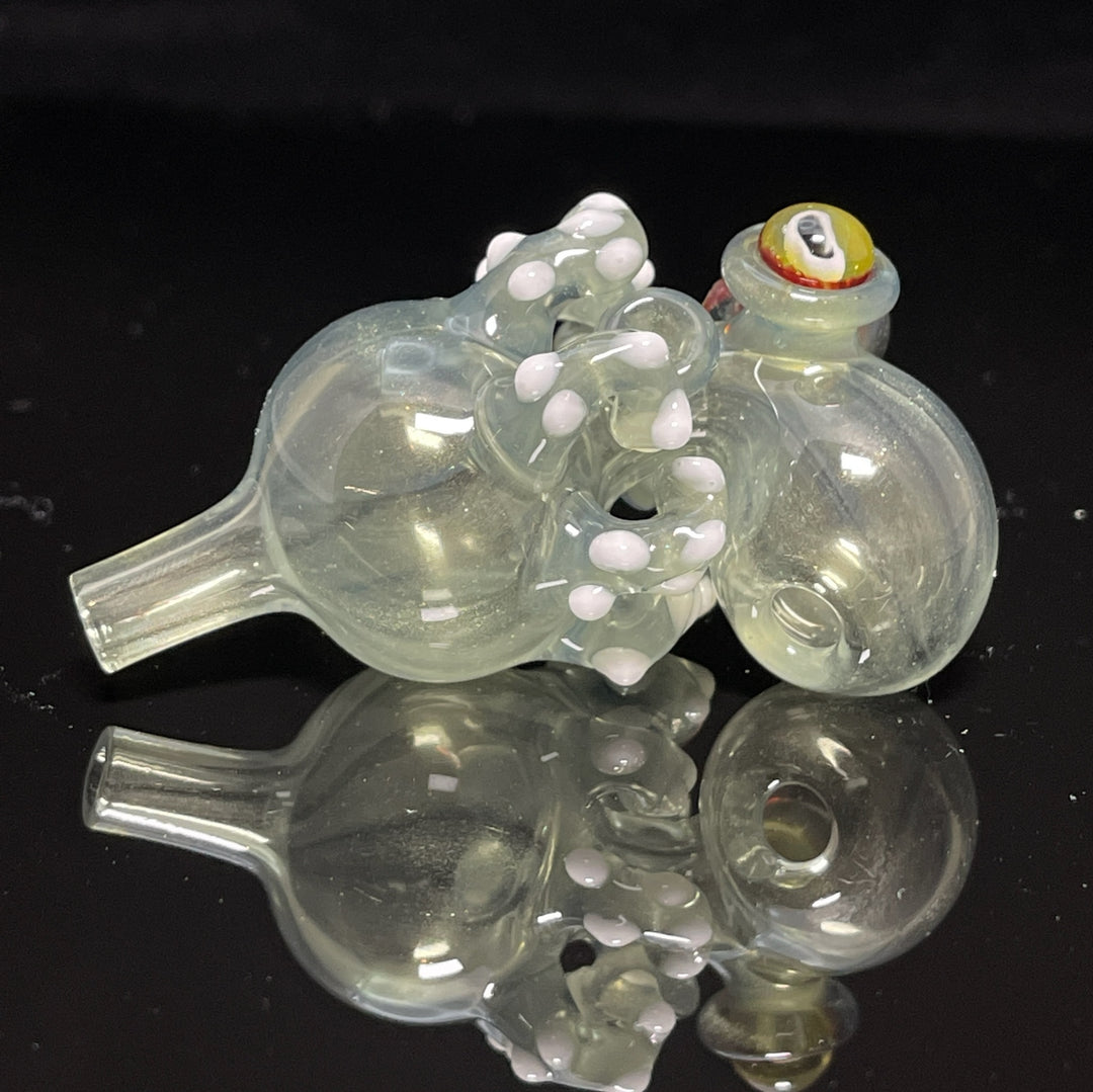 Octo Bubble Cap Color changing Glass Pipe Tako Glass   