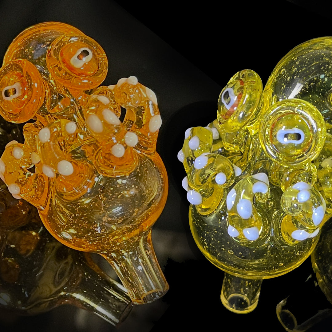 Terps Octopus Bubble Cap Accessory Pacini Glass   