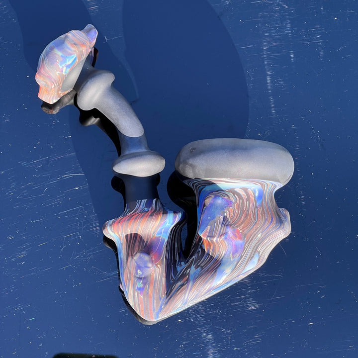 Wood Grain Sherlock Pipe Glass Pipe Neemo Glassworks   