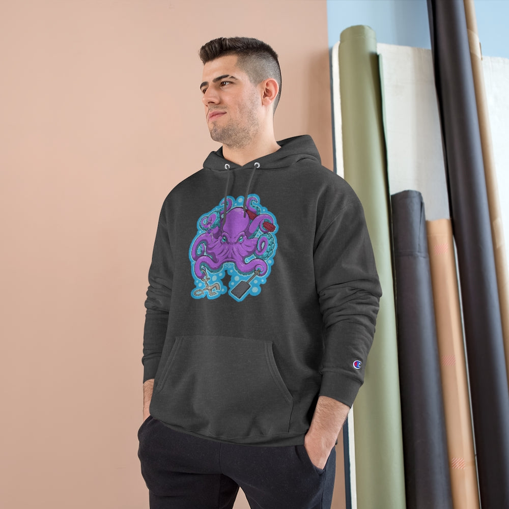 Tako Champion Hoodie Apparel Printify   