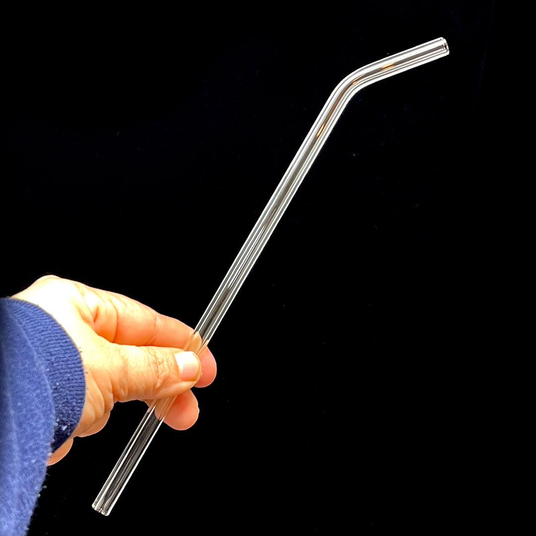 Curved Drinking Straw 8 mm Accessory Tako Glass   