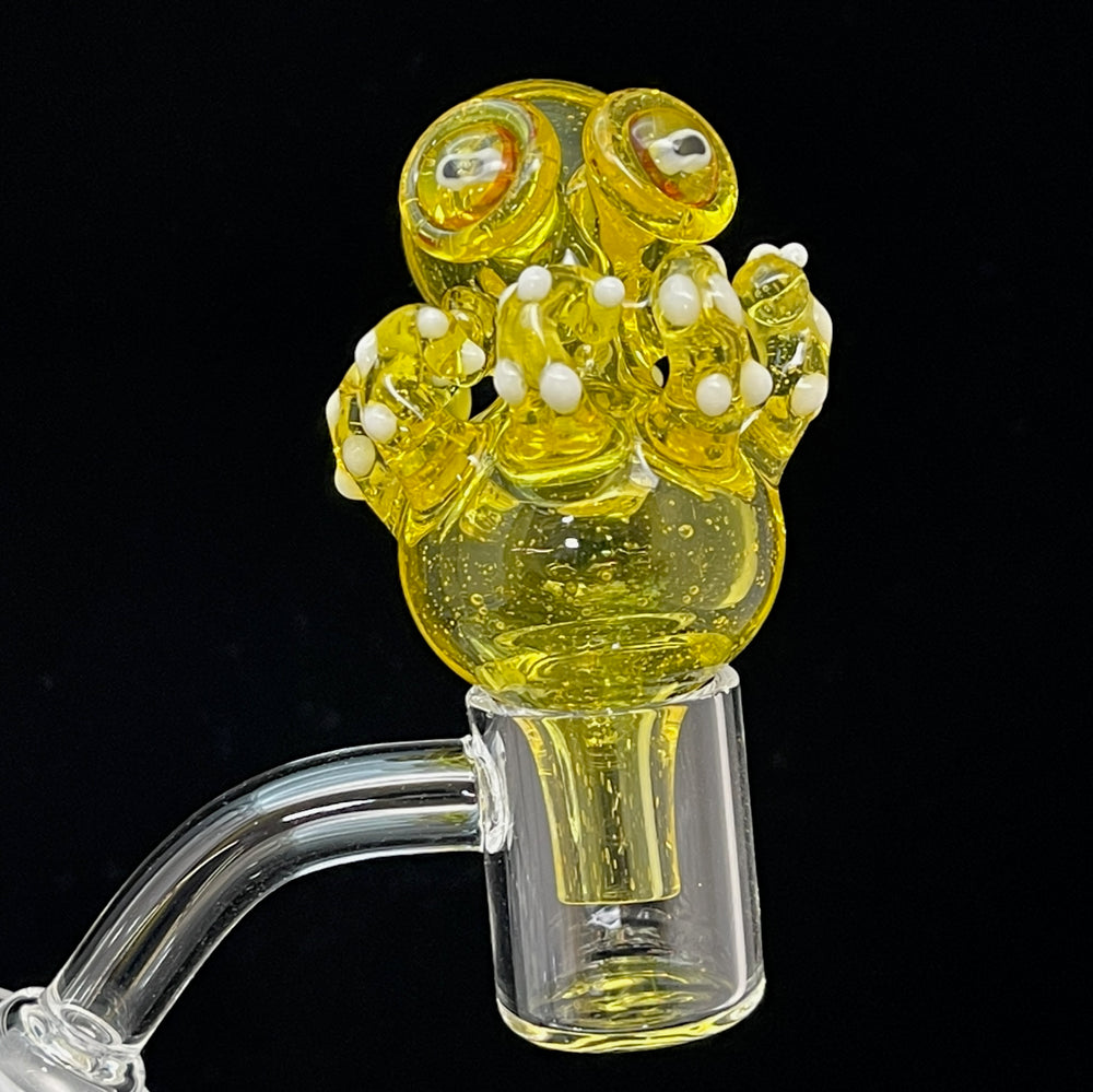 Terps Octopus Bubble Cap Accessory Pacini Glass   