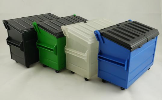Mini Dumpster Desktop Container Accessory Fresh Glass Co   