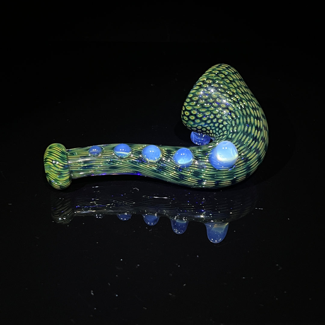 Snake Skin Sherlock Pipe 3 Glass Pipe Firekist Glass   