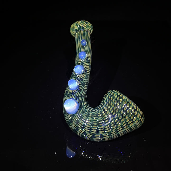 Snake Skin Sherlock Pipe 3 Glass Pipe Firekist Glass   