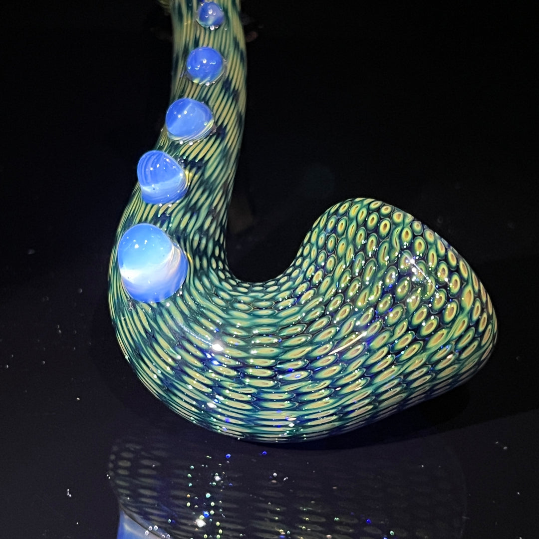Snake Skin Sherlock Pipe 3 Glass Pipe Firekist Glass   