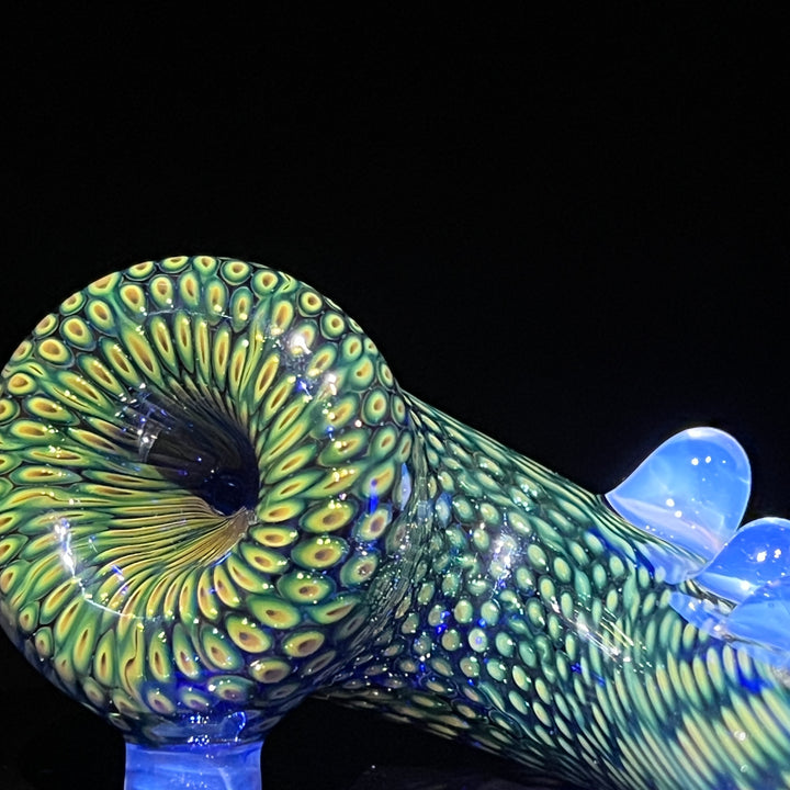 Snake Skin Sherlock Pipe 3 Glass Pipe Firekist Glass   