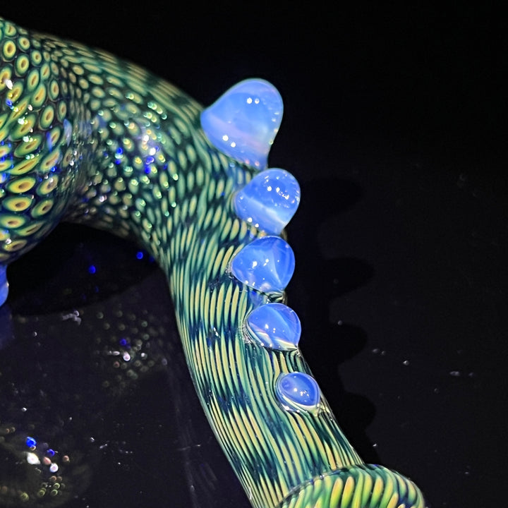 Snake Skin Sherlock Pipe 3 Glass Pipe Firekist Glass   