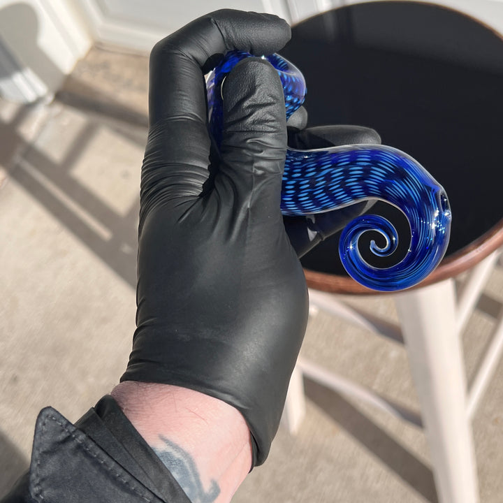 Snake Skin Curl Lock Pipe Glass Pipe Firekist Glass   