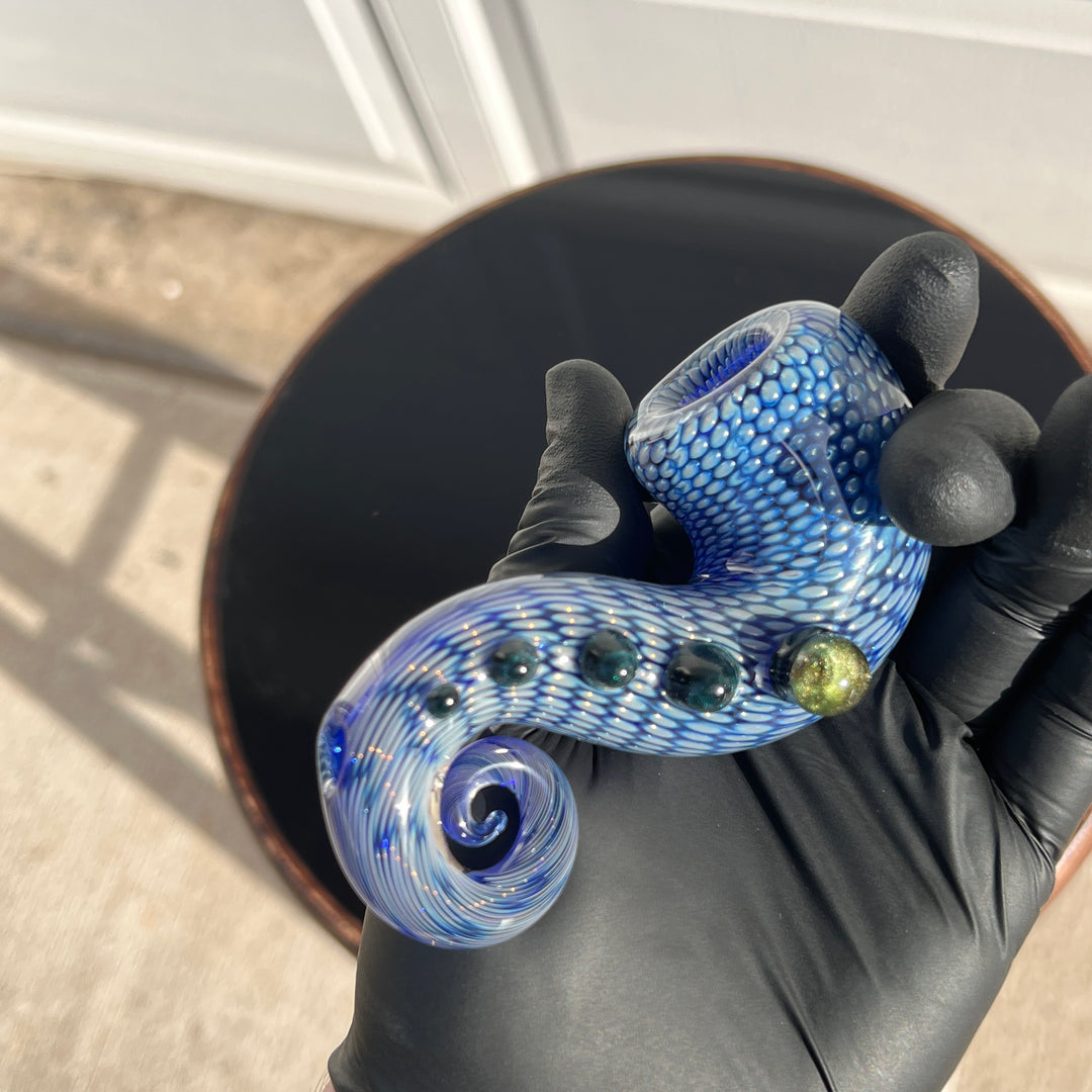Snake Skin Curl Lock Pipe 2 Glass Pipe Firekist Glass   