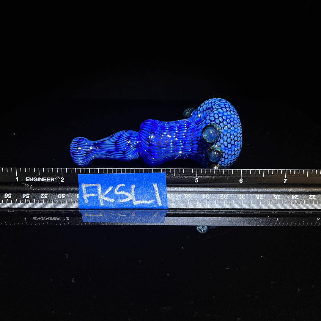 Snakeskin Spoon Large 1 Glass Pipe Firekist Glass   