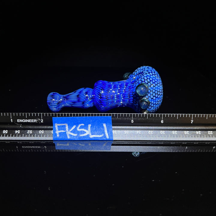 Snakeskin Spoon Large 1 Glass Pipe Firekist Glass   