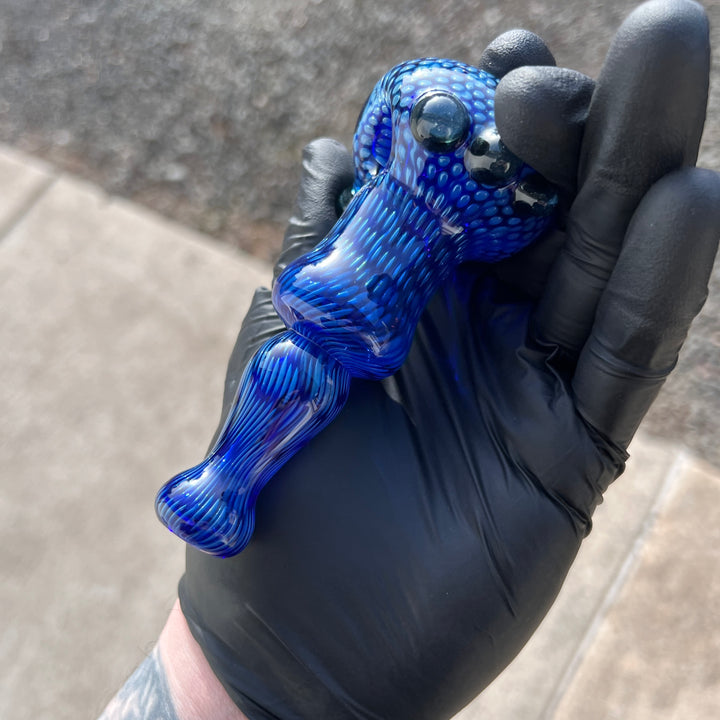 Snakeskin Spoon Large 1 Glass Pipe Firekist Glass   