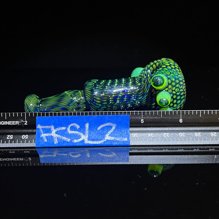 Snakeskin Spoon Large 2 Glass Pipe Firekist Glass   