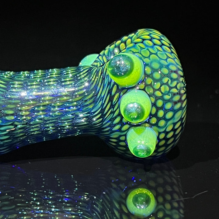 Snakeskin Spoon Large 2 Glass Pipe Firekist Glass   