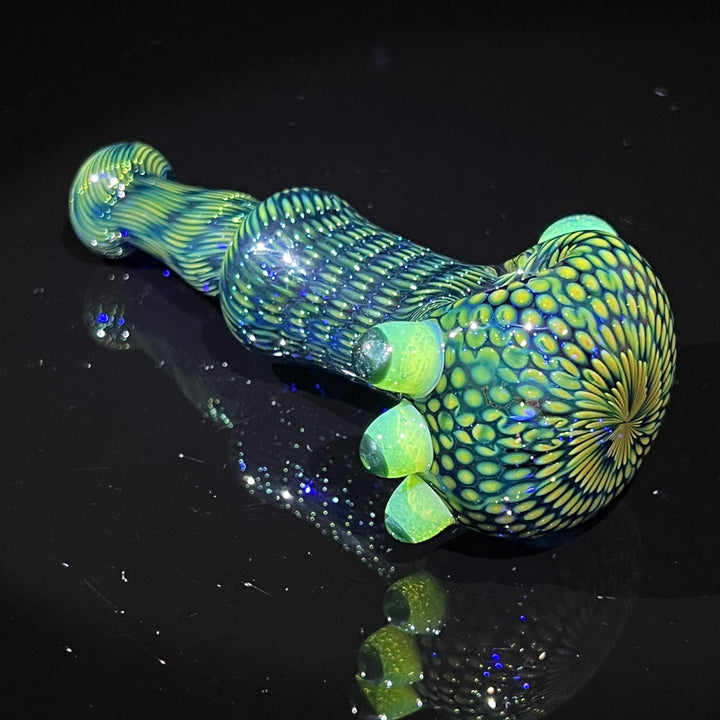 Snakeskin Spoon Large 2 Glass Pipe Firekist Glass   