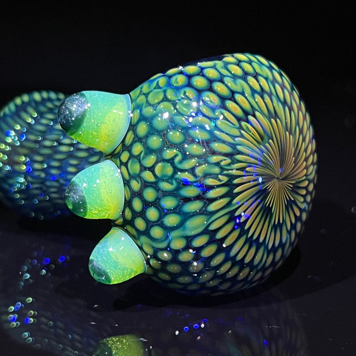 Snakeskin Spoon Large 2 Glass Pipe Firekist Glass   