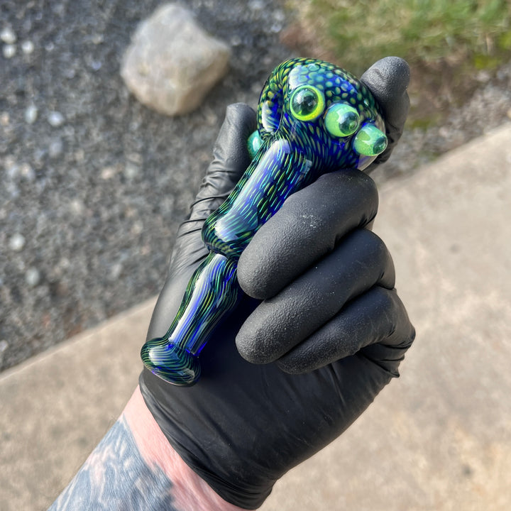 Snakeskin Spoon Large 2 Glass Pipe Firekist Glass   
