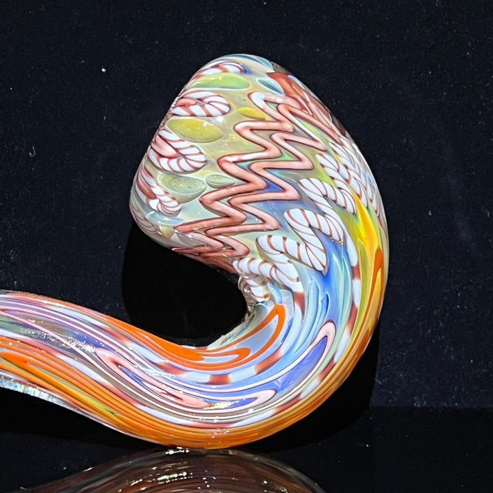 Half Pounder Inside Out Sherlock 1 Glass Pipe Firekist Glass   
