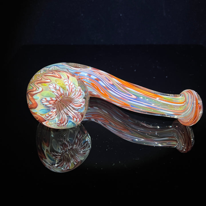 Half Pounder Inside Out Sherlock 1 Glass Pipe Firekist Glass   