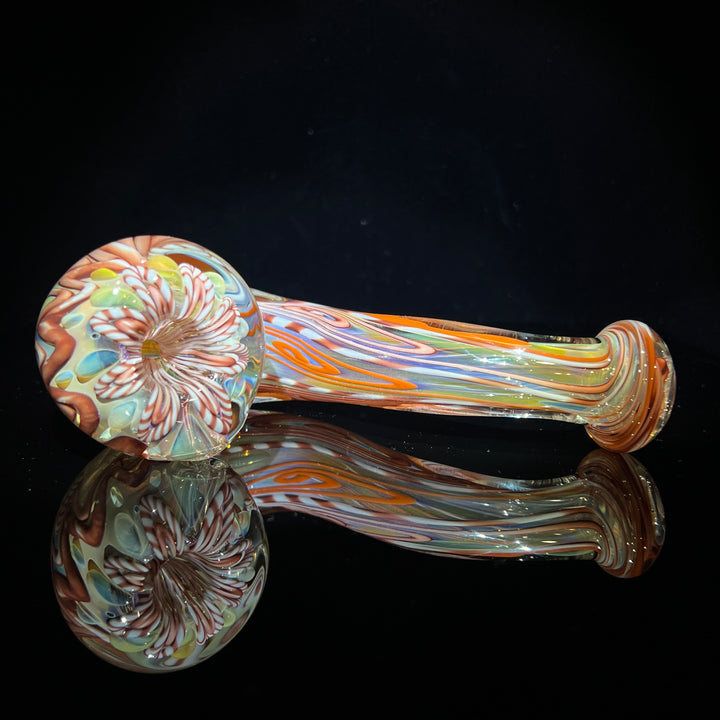 Half Pounder Inside Out Sherlock 1 Glass Pipe Firekist Glass   