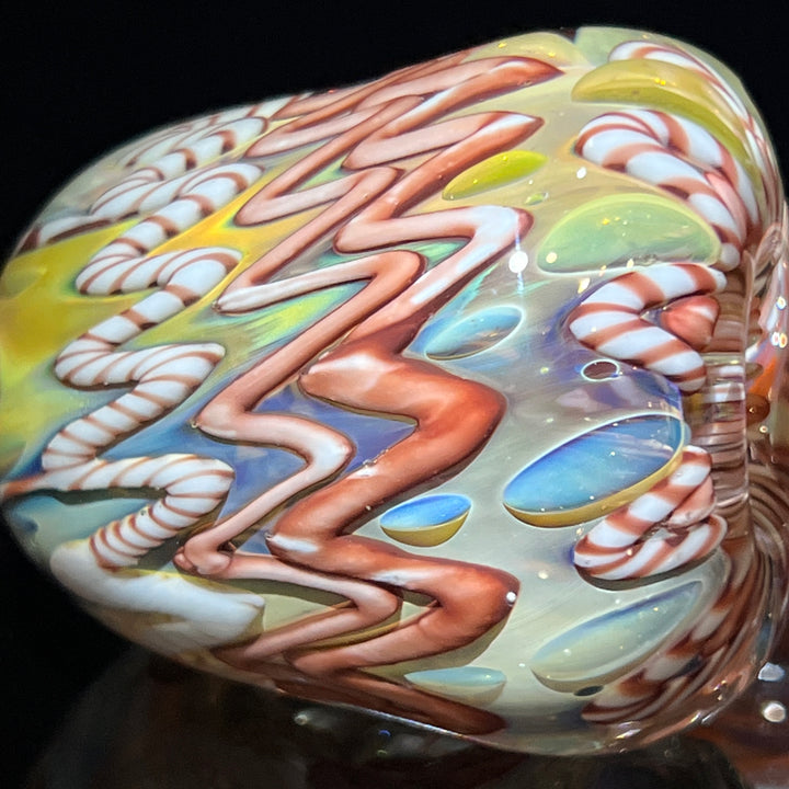 Half Pounder Inside Out Sherlock 1 Glass Pipe Firekist Glass   