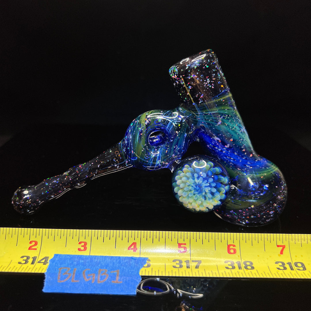 Triple Opal Spacetech Bubbler Water Pipe Boro Lyon   