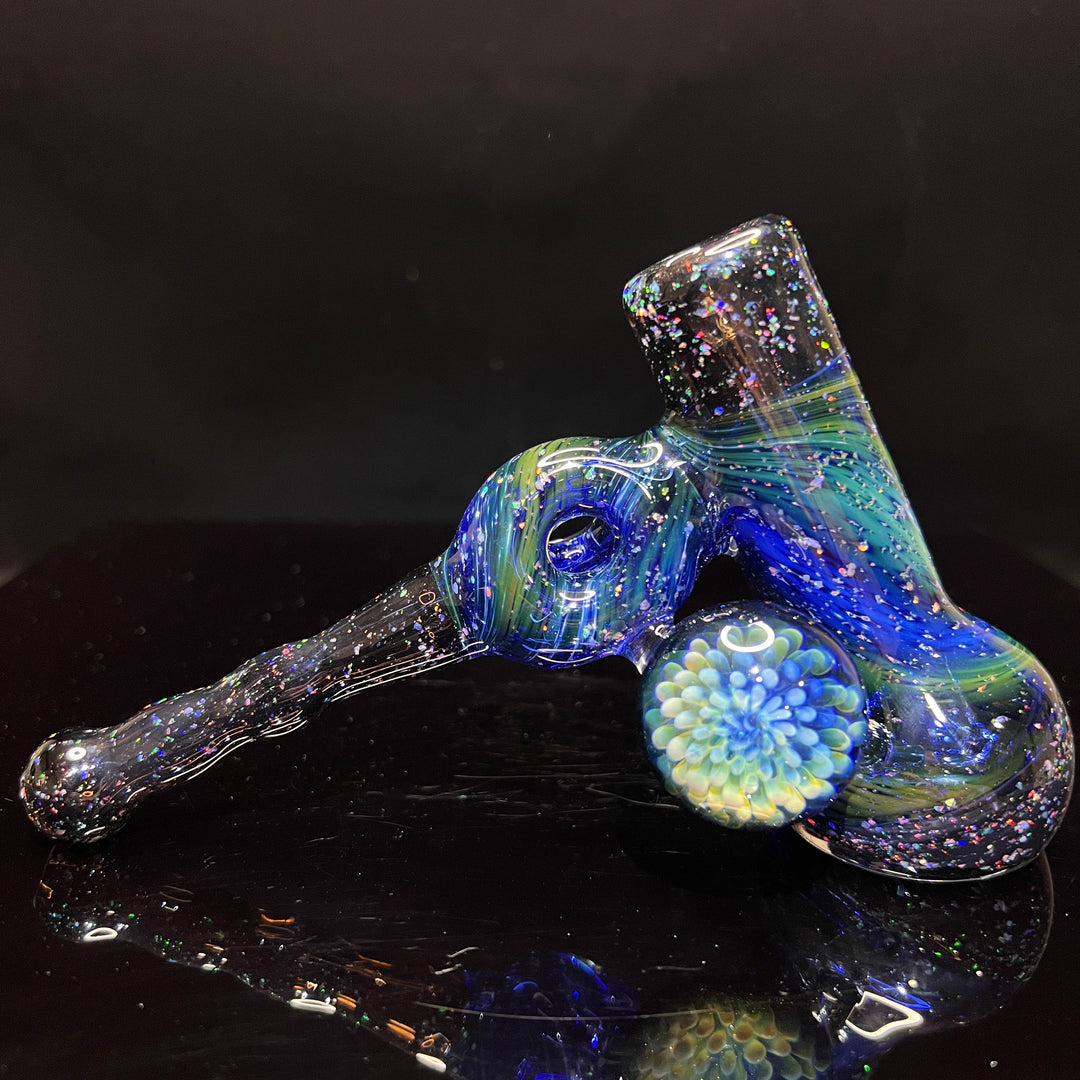 Triple Opal Spacetech Bubbler Water Pipe Boro Lyon   