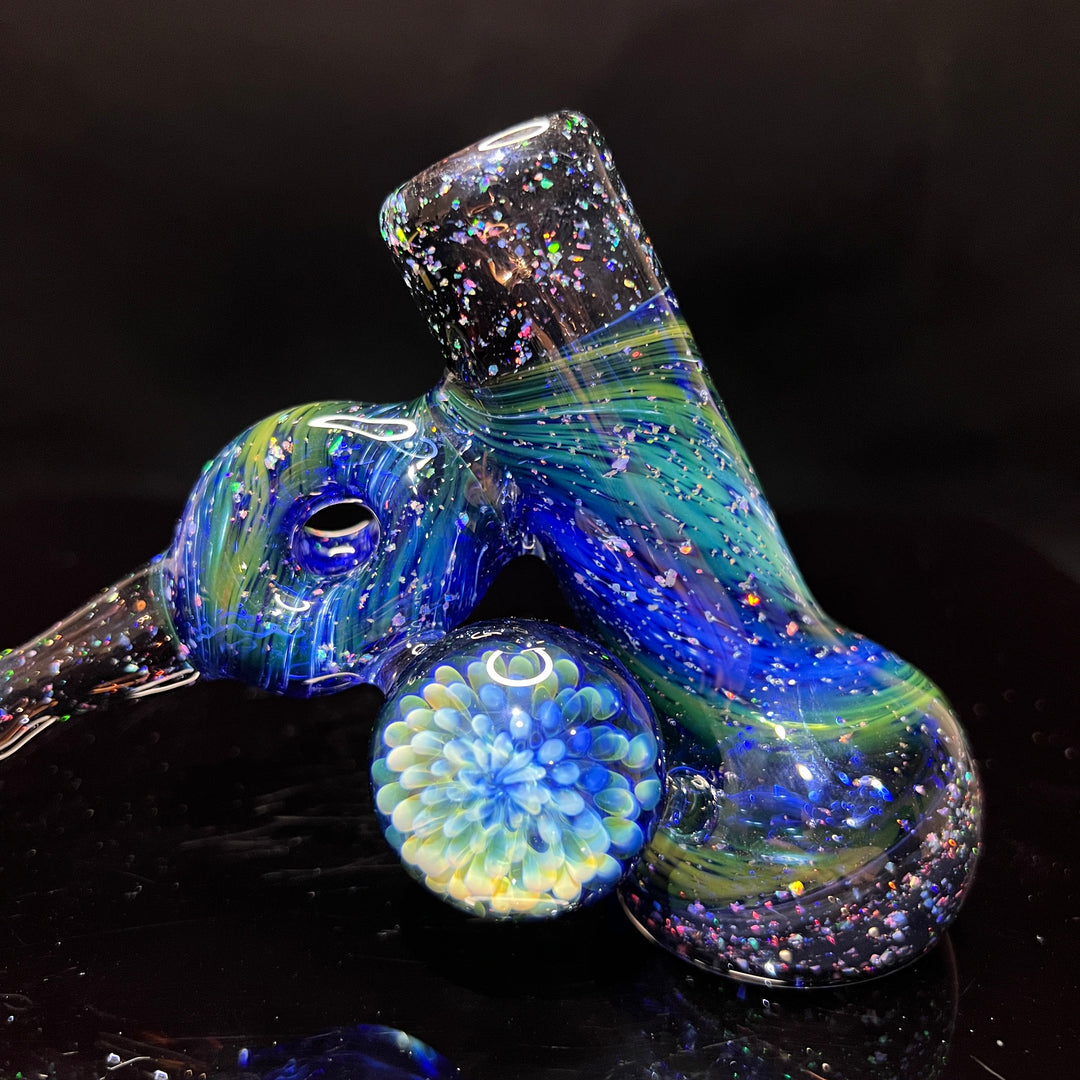 Triple Opal Spacetech Bubbler Water Pipe Boro Lyon   