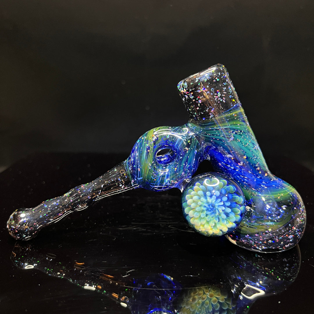 Triple Opal Spacetech Bubbler Water Pipe Boro Lyon   