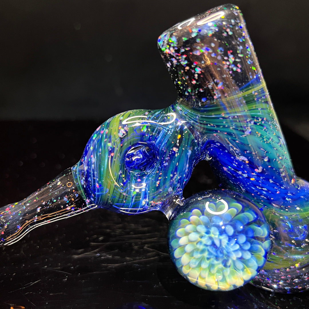 Triple Opal Spacetech Bubbler Water Pipe Boro Lyon   