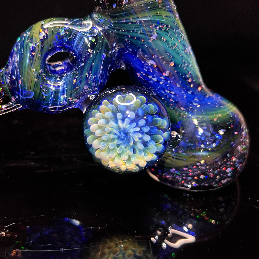 Triple Opal Spacetech Bubbler Water Pipe Boro Lyon   