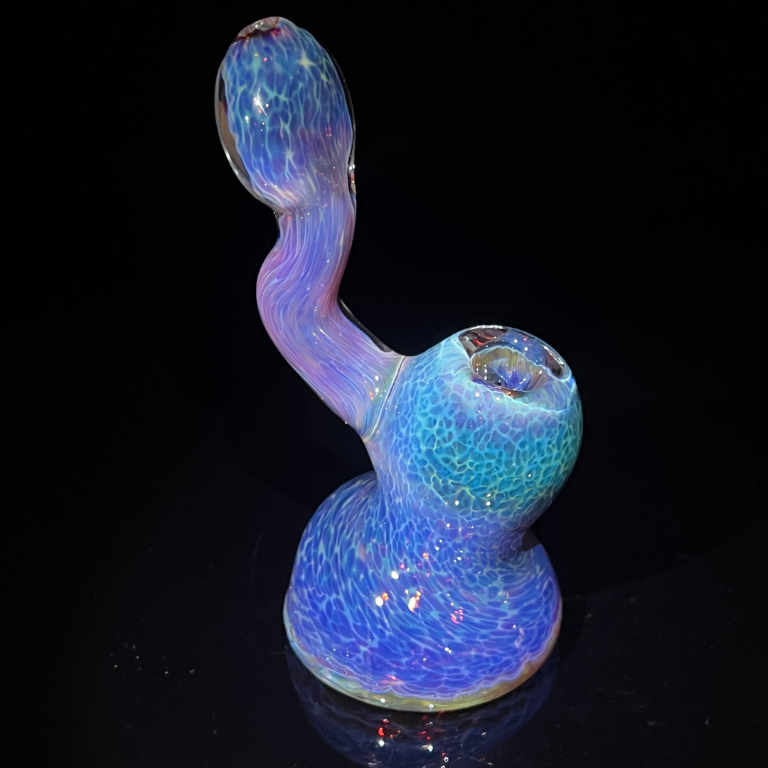 Purple Nebula Pocket Bubbler & Mood Mat Combo Water Pipe Tako Glass   
