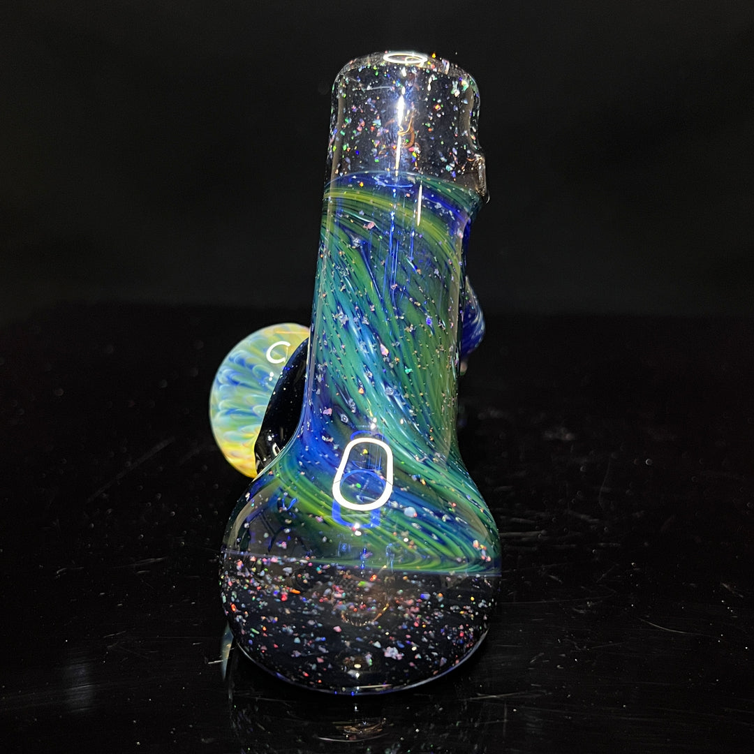 Triple Opal Spacetech Bubbler Water Pipe Boro Lyon   