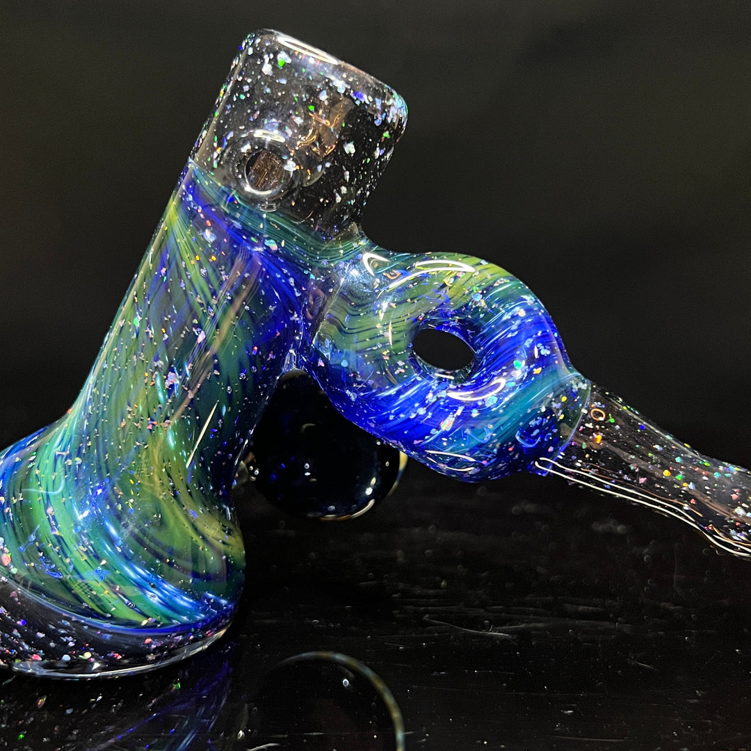 Triple Opal Spacetech Bubbler Water Pipe Boro Lyon   