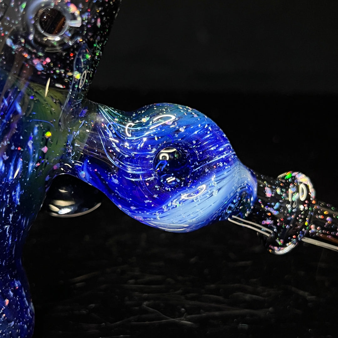 Triple Opal Spacetech Bubbler Water Pipe Boro Lyon   