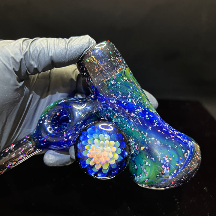 Triple Opal Spacetech Bubbler 3 Water Pipe Boro Lyon   