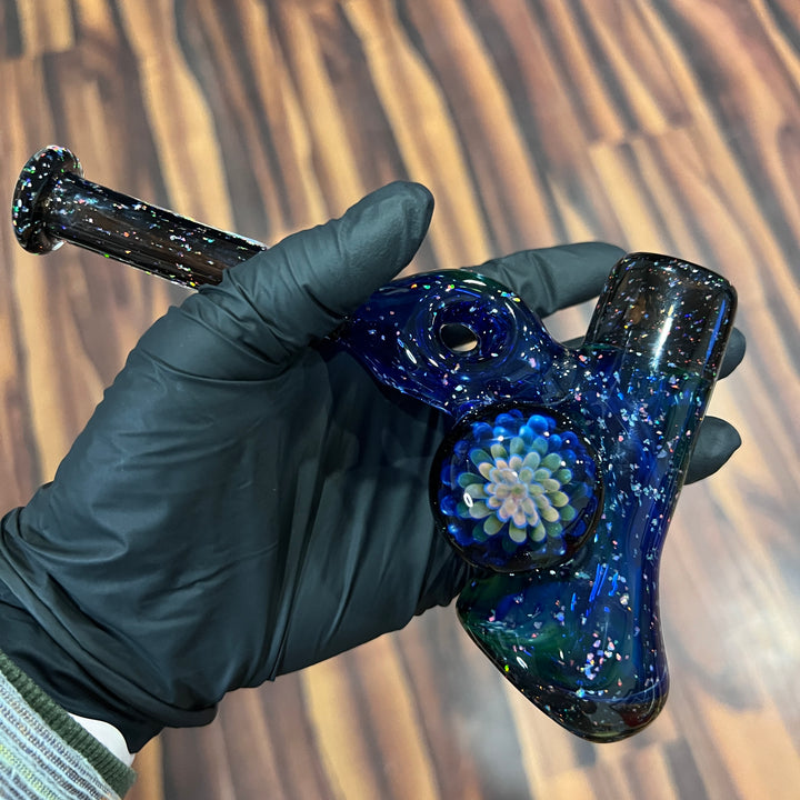 Triple Opal Spacetech Bubbler 3 Water Pipe Boro Lyon   