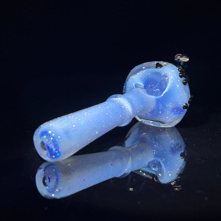 Electric Blue Crushed Opal Pipe 1 Glass Pipe Beezy Glass   