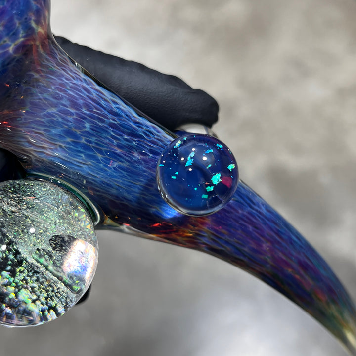 Wizard Spiked Sherlock Glass Pipe Tako Glass   