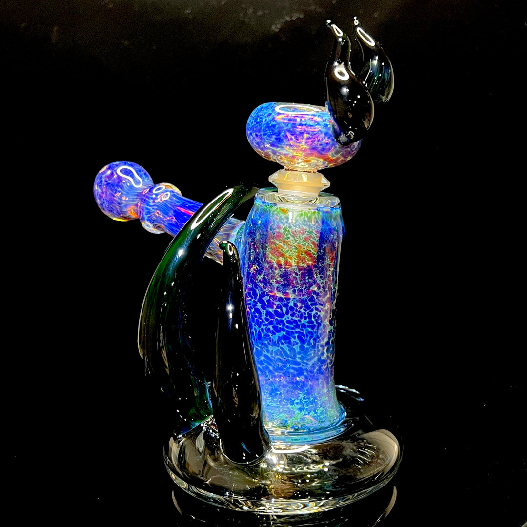 Purple Nebula Horn Rig Glass Pipe Tako Glass   