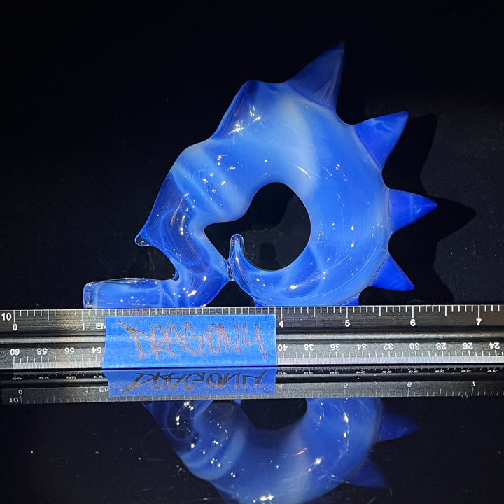 Dragon Spike Sherlock 4 Glass Pipe Sand to Hand   