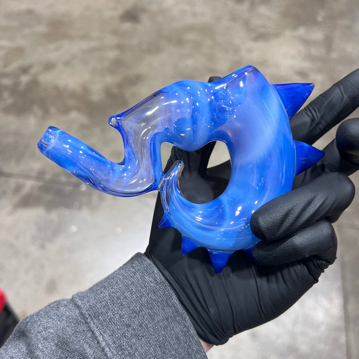 Dragon Spike Sherlock 4 Glass Pipe Sand to Hand   