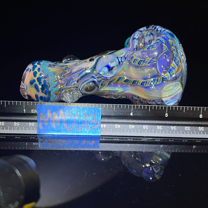 Molten Ribbon WigWag Pipe 13 Glass Pipe Molten Imagination   