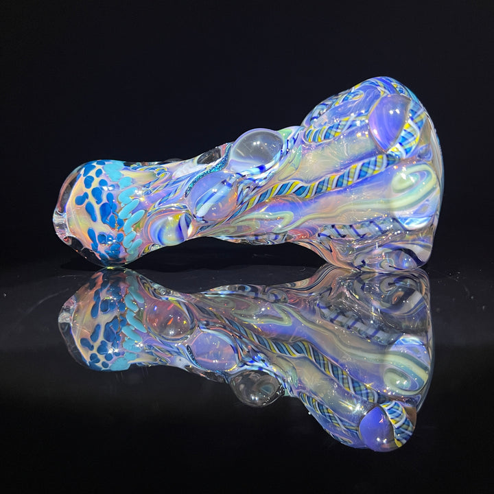 Molten Ribbon WigWag Pipe 13 Glass Pipe Molten Imagination   